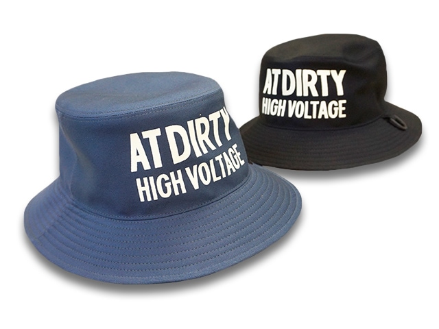 全2色【AT-DIRTY/アットダーティー】2023SS「High Voltage Bucket Hat/ハイボルテージバケットハット」(NO  NAME/ノーネーム/DRESS HIPPY/ドレスヒッピー/神戸/アメカジ/ハーレー/バイカー/バイク/ホットロッド/WOLF 