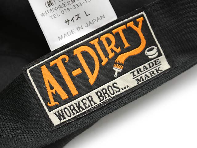 全2色【AT-DIRTY/アットダーティー】2026AW「Workers Casquette