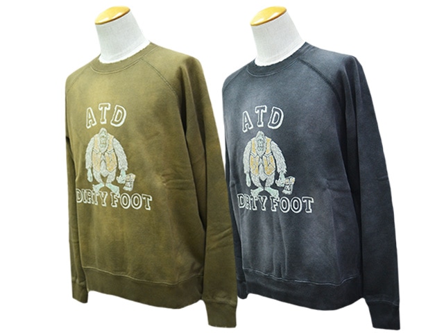 【早い者勝ち】　2025AW Aimeine ロゴニットスウェット　オフ 全2色【AT-DIRTY/アットダーティー】2025AW「Dirty College Sweat