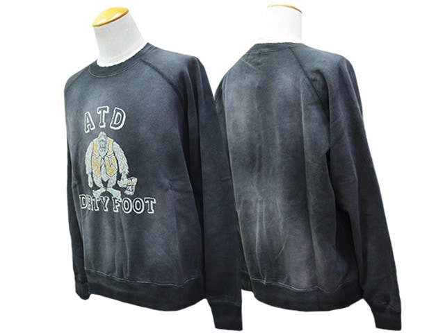 全2色【AT-DIRTY/アットダーティー】2025AW「Dirty College Sweat