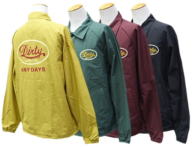 全4色【AT-DIRTY/アットダーティー】2026SS「Any Days Coach Jacket