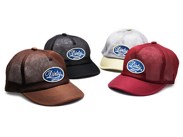 全4色【AT-DIRTY/アットダーティー】2026SS「Oval Truckers Cap”ALL