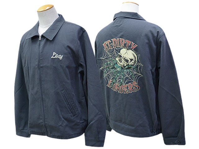 全2色【AT-DIRTY/アットダーティー】2026SS「Skull Spider Jacket
