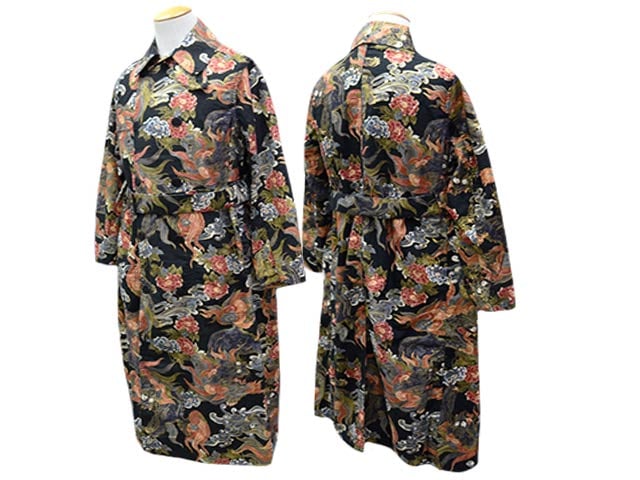 BLACK SIGN hitman coat サイズ38 BLACK SIGN/ブラックサイン】2026SS「1930s Japanese Lion&Peony