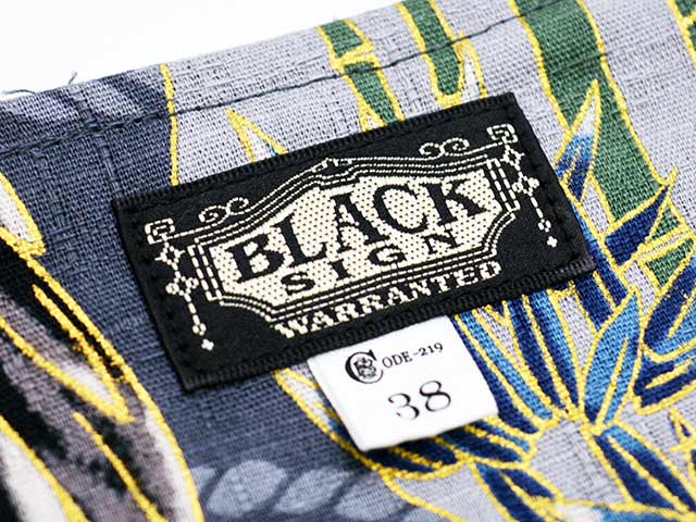 全2色【BLACK SIGN/ブラックサイン】2026SS「Late Night Shirt”Mt