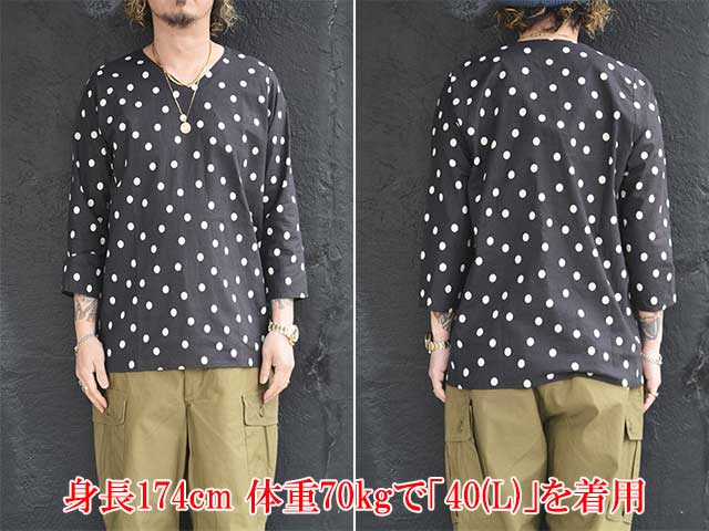 専用　BLACK SIGNブラックサイン　ミリタリースリーピングシャツ BLACK SIGN/ブラックサイン】2026SS「Mantarget Shirt/マンターゲット