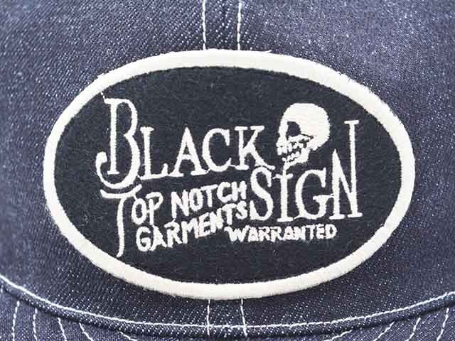 BLACK SIGN/ブラックサイン】2024SS「Indigo Denim Trucker Cap