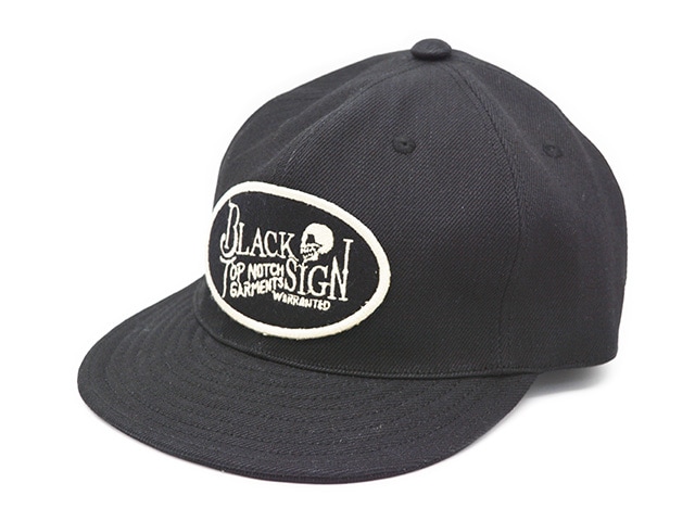 【BLACK SIGN/ブラックサイン】2024SS「Black Denim Trucker  Cap/ブラックデニムトラッカーキャップ」(BSSC-24902)-WOLF PACK