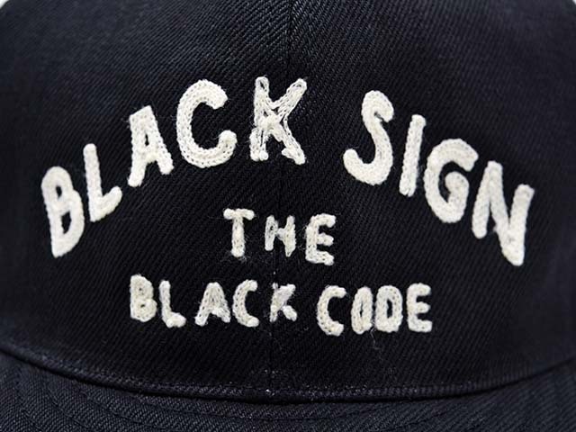 BLACK SIGN/ブラックサイン】2026SS「BLACK CODE Trucker Cap/ブラック