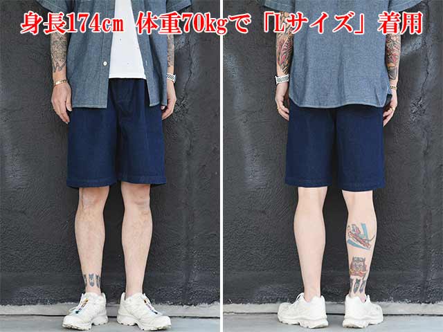 30% OFF)全2色【BLUCO/ブルコ】2025SS「12oz Denim Easy Work Shorts