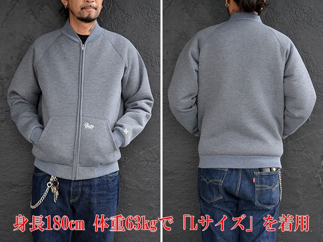 全2色【BLUCO/ブルコ】2023AW「Bonding Track  Jacket/ボンディングトラックジャケット」(1221)(BWG/UNCROWD/アンクラウド/アメカジ/ハーレー/バイカー/バイク/ホットロッド/ホイールズアパレル/WOLF  PACK/ウルフパック)-WOLF PACK