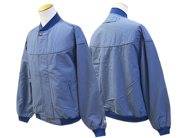 BLUCO/ブルコ　ナイロンダービージャケット　ライトブルー　Lサイズ
