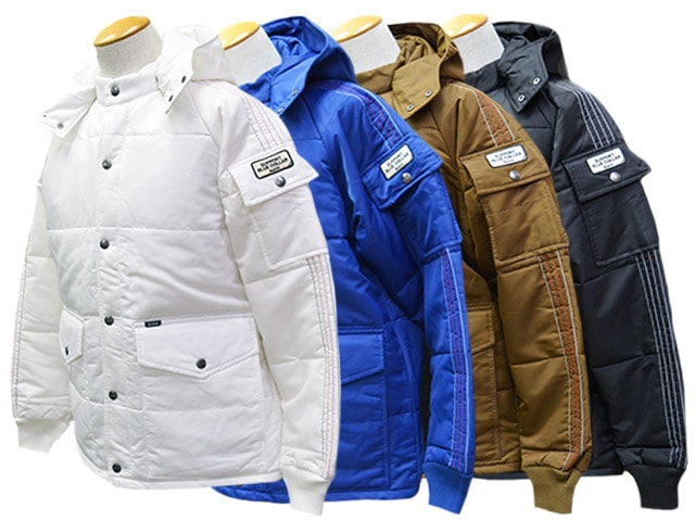 全4色【BLUCO/ブルコ】2025AW「Hooded Racing Jacket/フーデッド