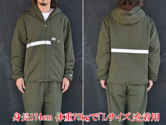 全4色【BLUCO/ブルコ】2025AW「Hooded Reflector Jacket/フーデッド