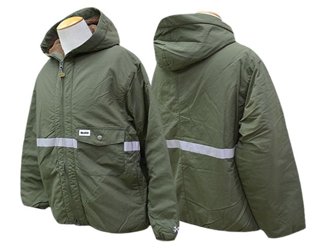 全4色【BLUCO/ブルコ】2025AW「Hooded Reflector Jacket/フーデッド