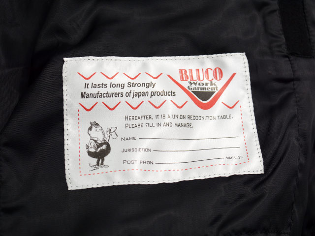 30% OFF)全2色【BLUCO/ブルコ】2025AW「Heavy Melton Award Jacket