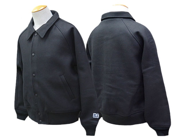 ブルコ HEAVY MELTON PHARAOH COAT ブラック L MELTON OUT POCKET LONG