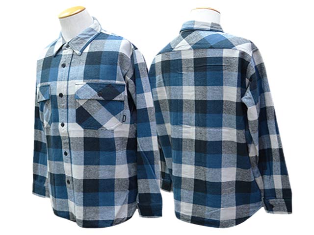 BLUCO BUFFALO CHECK FLANNEL SHIRT ネイビーXL BLUCO BUFFALO CHECK