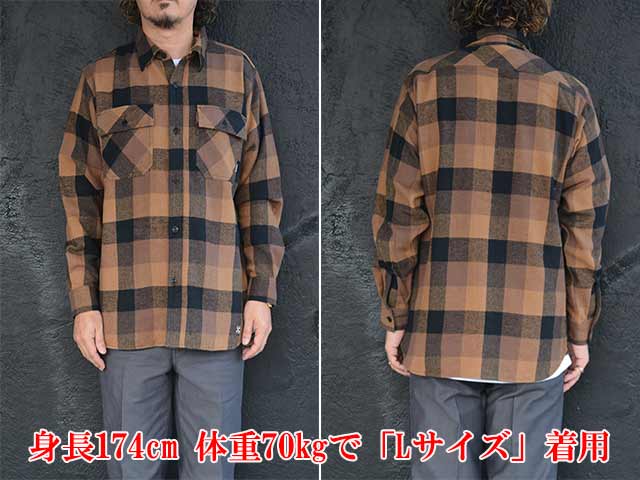 全3色【BLUCO/ブルコ】2025AW「Buffalo Check Flannel Shirts