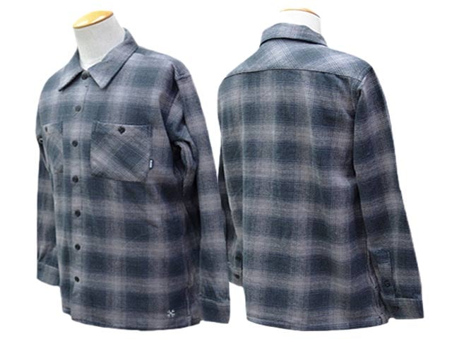 全3色【BLUCO/ブルコ】2025AW「Ombre Check Flannel Shirts/オンブレ