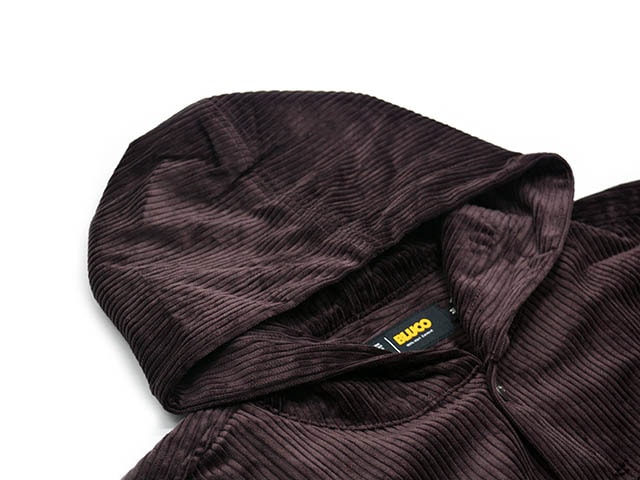 全3色【BLUCO/ブルコ】2025AW「Corduroy Hooded Shirts/コーデュロイ