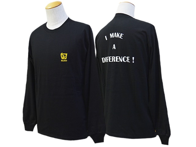 全4色【BLUCO/ブルコ】2024SS「Print L/S Tee”Difference”/プリント