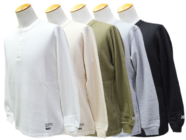 全5色【BLUCO/ブルコ】2025AW「Henry Neck Thermal Shirts/ヘンリー