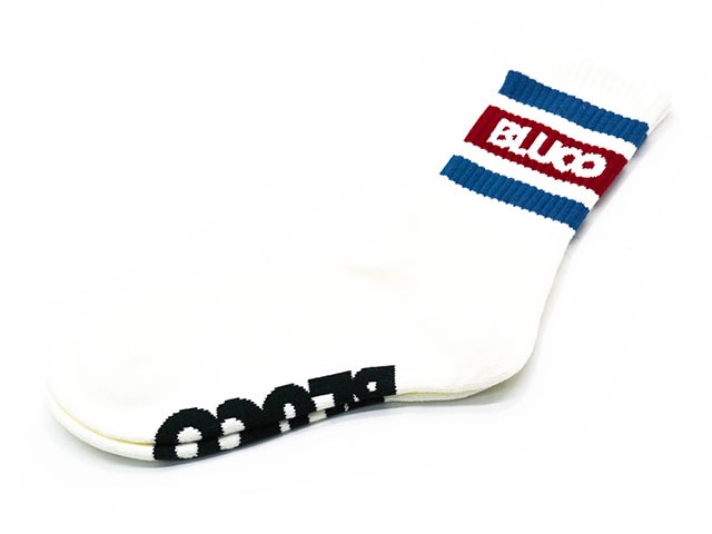 は*う様 新品未使用 SKYLRK ソックス ブルーホワイト2足セット 2足セット【BLUCO/ブルコ】2026SS「2-Pack Sox”LINE