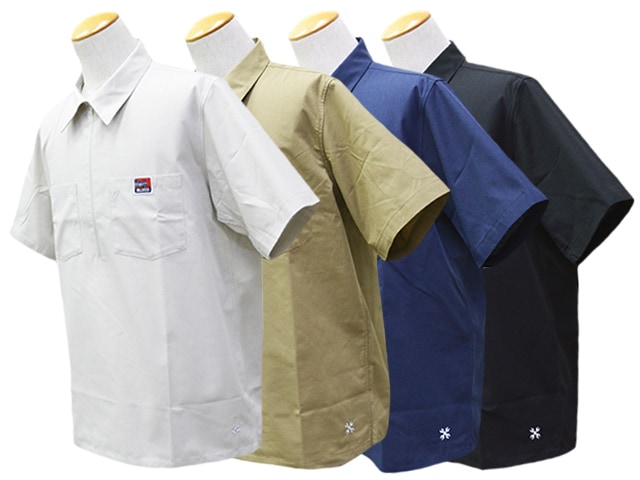 全4色【BLUCO/ブルコ】2025SS「Pullover S/S Work Shirts/プルオーバー