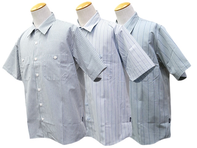 全3色【BLUCO/ブルコ】2026SS「Standard S/S Work Shirt”Stripe