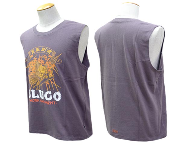 全4色【BLUCO/ブルコ】2026SS「No Sleeve Print Tee”遊鷹
