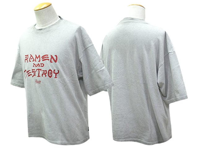 全3色【BLUCO/ブルコ】2026SS「Pigment Over Tee”RAMEN&DESTROY