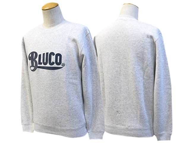 全4色【BLUCO/ブルコ】2023AW「Sweat Shirts”Old  Logo”/スウェットシャツ”オールドロゴ”」(1210)(BWG/UNCROWD/アンクラウド/アメカジ/ハーレー/バイカー/バイク/ホットロッド/WOLF  PACK/ウルフパック)-WOLF PACK