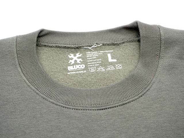 全4色【BLUCO/ブルコ】2023AW「Sweat Shirts”Old  Logo”/スウェットシャツ”オールドロゴ”」(1210)(BWG/UNCROWD/アンクラウド/アメカジ/ハーレー/バイカー/バイク/ホットロッド/WOLF  PACK/ウルフパック)-WOLF PACK
