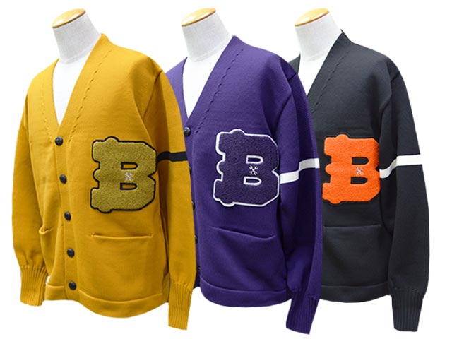全3色【BLUCO/ブルコ】2025AW「Lettered Cardigan/レタード