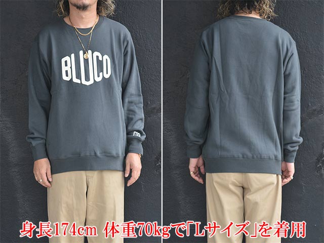 全5色【BLUCO/ブルコ】2026AW「Sweat Shirt”HEX”/スウェットシャツ
