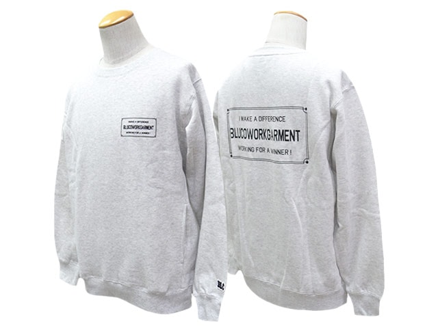 全5色【BLUCO/ブルコ】2026AW「Sweat Shirt”TICKET”/スウェットシャツ
