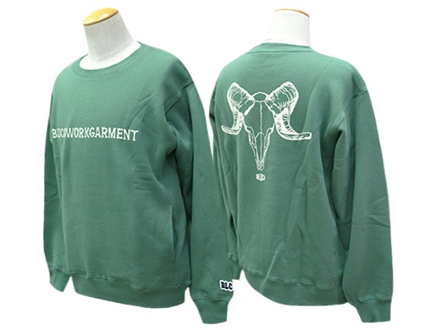全3色【BLUCO/ブルコ】2026AW「Sweat Shirt”BONES”/スウェットシャツ