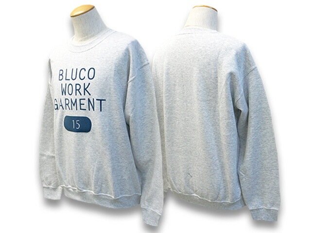 BLUCO/ブルコ　スエットシャツ　-Script- S.green S