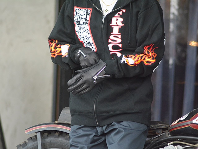全2色【UNCROWD/アンクラウド】2025SS「Deerskin Zipper Glove