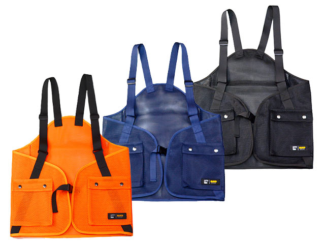 全3色【BLUCO/ブルコ】2026SS「Utility Mesh Vest/ユーティリティー