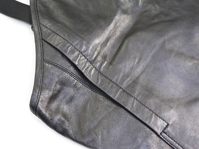 【BLUCO/ブルコ】2024SS「Leather Utility Vest/レザーユーティリティーベスト」(141-35-001)-WOLF PACK