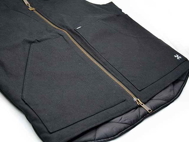 30% OFF)全3色【BLUCO/ブルコ】2025AW「Rib Collar Duck Vest
