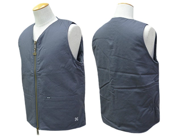 全3色【BLUCO/ブルコ】2025AW「V Neck Duck Vest/Vネックダックベスト