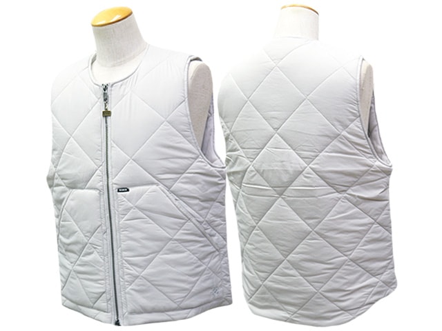 全4色【BLUCO/ブルコ】2026AW「Nylon Ripstop Quilted Vest/ナイロン