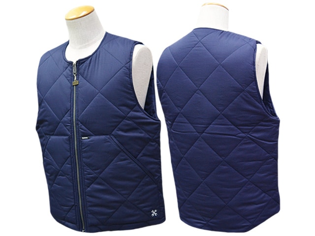 全4色【BLUCO/ブルコ】2026AW「Nylon Ripstop Quilted Vest/ナイロン