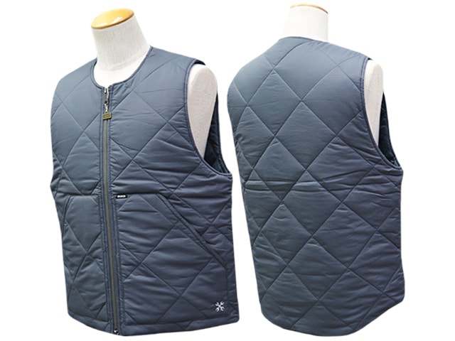 全4色【BLUCO/ブルコ】2026AW「Nylon Ripstop Quilted Vest/ナイロン