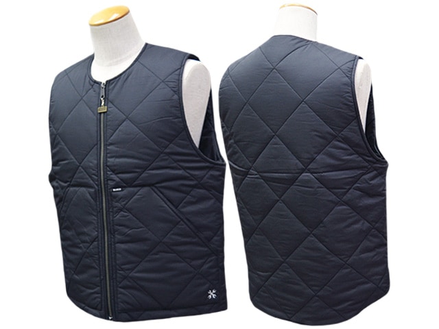 全4色【BLUCO/ブルコ】2026AW「Nylon Ripstop Quilted Vest/ナイロン