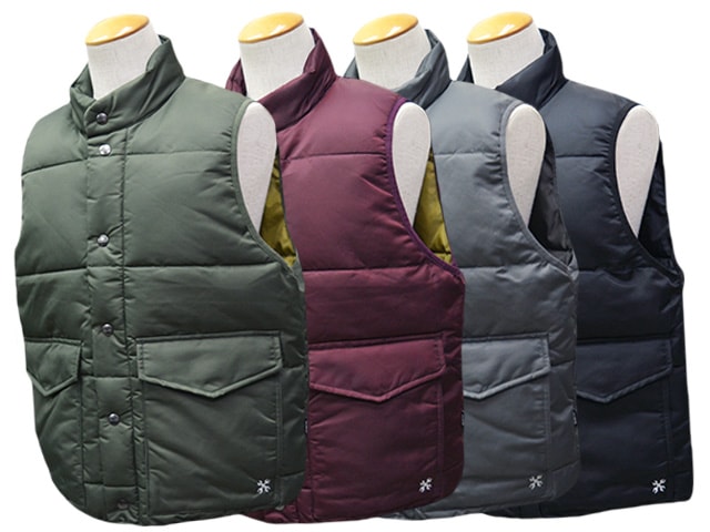 全4色【BLUCO/ブルコ】2026AW「Heavy Nylon Padding Vest/ヘビー