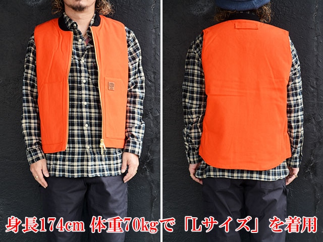 全4色【BLUCO/ブルコ】2026AW「Rib Collar Duck Vest/リブカラーダック